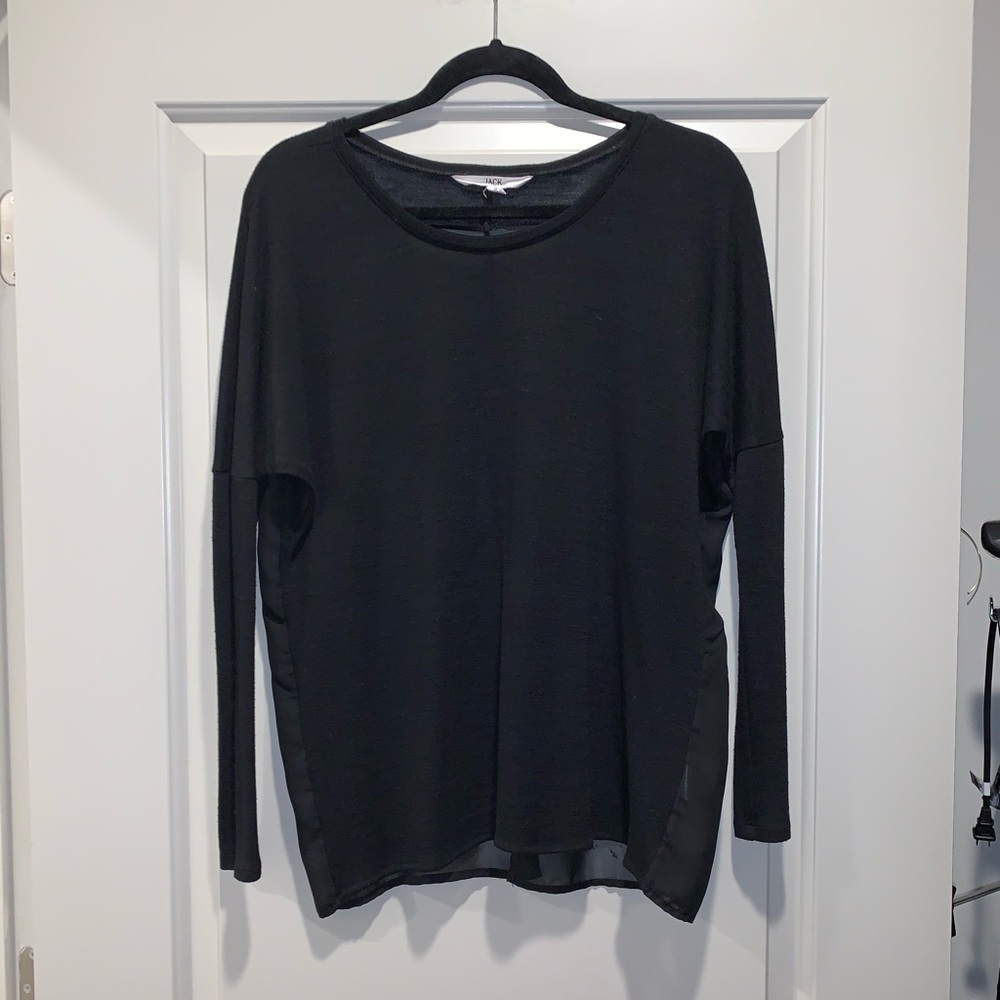 Black Chiffon Top